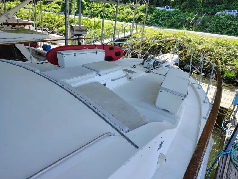 Slide: The Image of Bertram 58 Flybridge Motor Yacht 1976 - 83