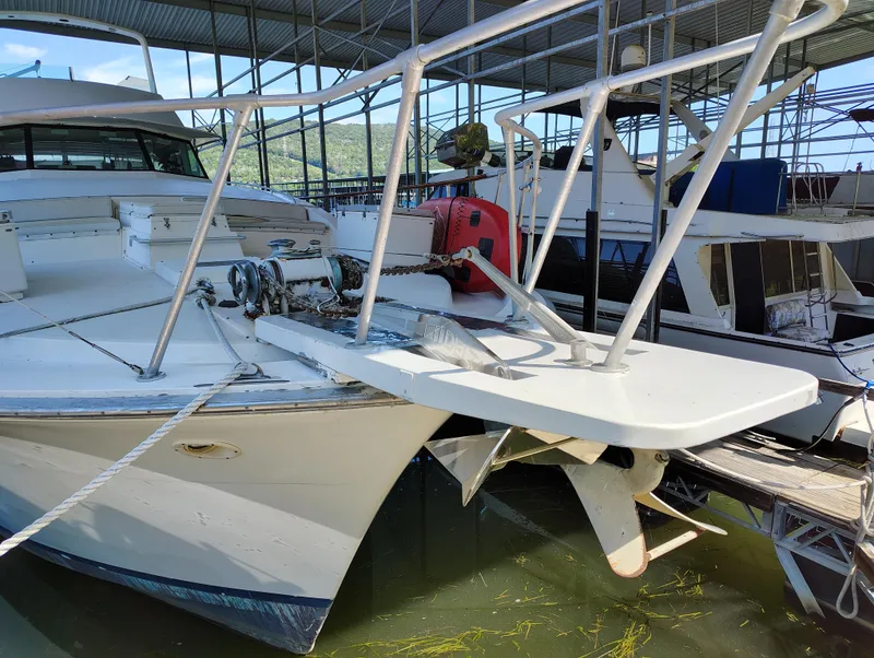 Slide: The Image of Bertram 58 Flybridge Motor Yacht 1976 - 90