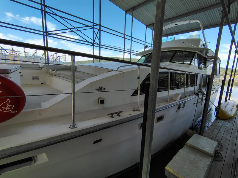 Slide: The Image of Bertram 58 Flybridge Motor Yacht 1976 - 91