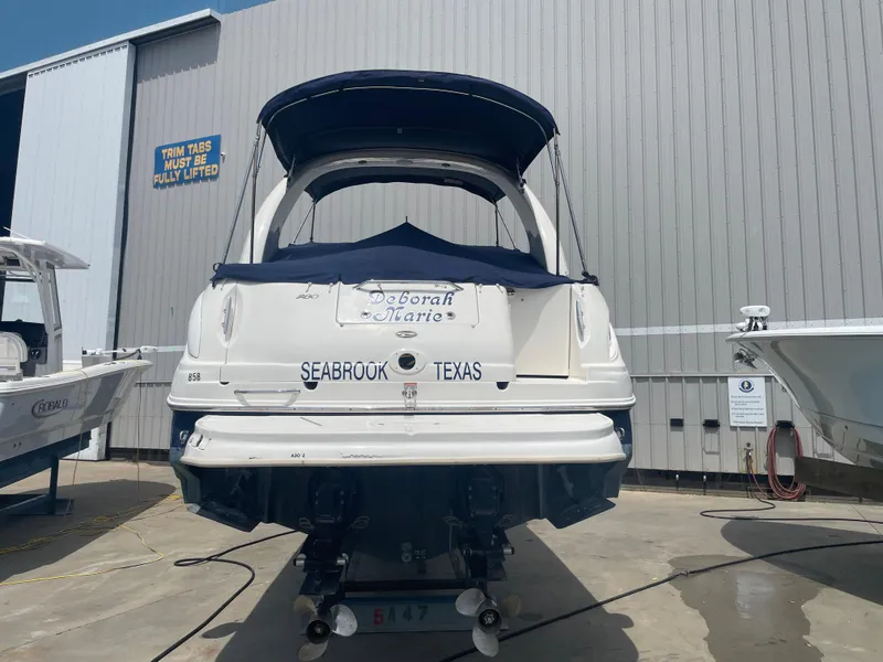 Slide: The Image of 2006 Sea Ray 280 Sundancer boat docked in Seabrook, Texas marina. - 16