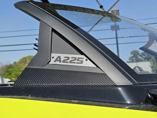 Slide: The Image of 2024 Axis Wake Research A225 boat detail with sleek design and modern features. - 9