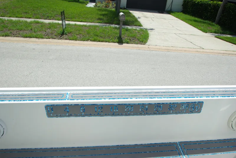 Slide: The Image of 2010 Cape Horn Center Console boat parked on a residential street. - 29