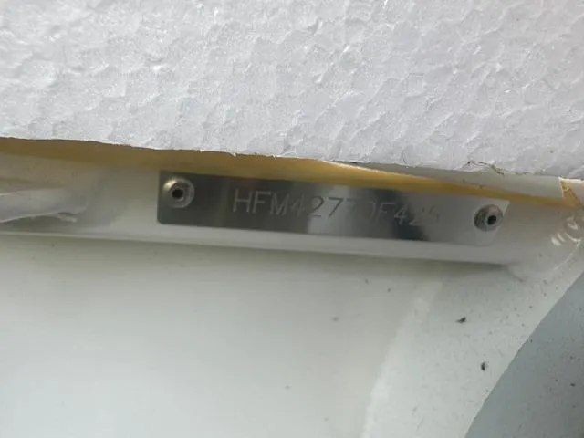 Slide: The Image of Highfield Classic 290 (2025) hull identification number plate. - 2