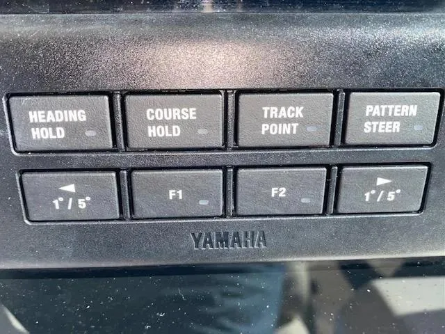 Slide: The Image of Yamaha control panel on 2021 Cobia 330 Dual Console boat. - 33