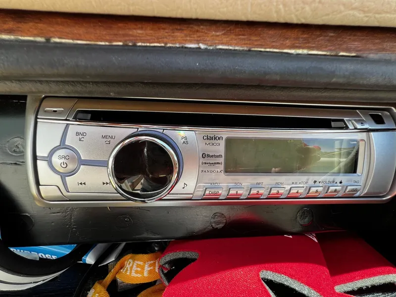 Slide: The Image of Clarion M303 car stereo in a 1973 Century Coronado. - 18
