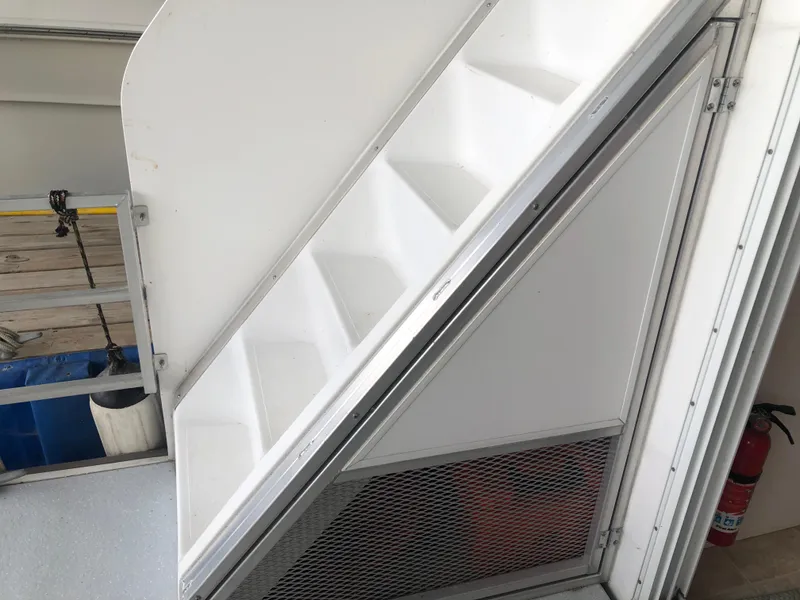 Slide: The Image of Staircase on a 2013 Catamaran Cruisers 39 boat. - 7
