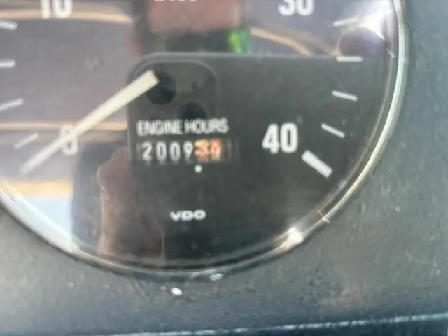 Slide: The Image of Close-up of a Tiara Yachts 3100 Open 1997 engine hour meter showing 2009.5 hours. - 14