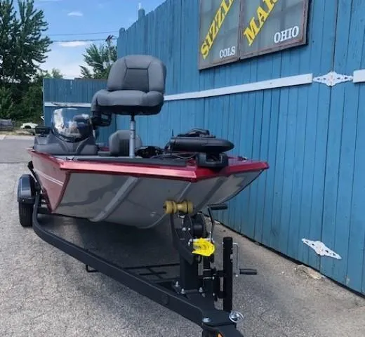 Slide: The Image of 2024 Tracker Pro 170 boat on trailer at Sizzling Marine, Ohio. - 2