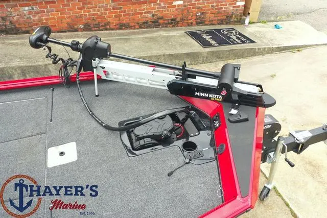 Slide: The Image of 2024 Lund 1875 Renegade SS boat with Minn Kota trolling motor at Thayer's Marine. - 9