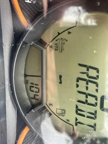 Slide: The Image of Close-up of 2016 Sea-Doo Waverunner RXP dashboard display with digital readout. - 16