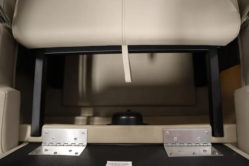 Slide: The Image of Interior seating detail of 2025 Bentley Pontoons 223 QSB Tri-Toon. - 49
