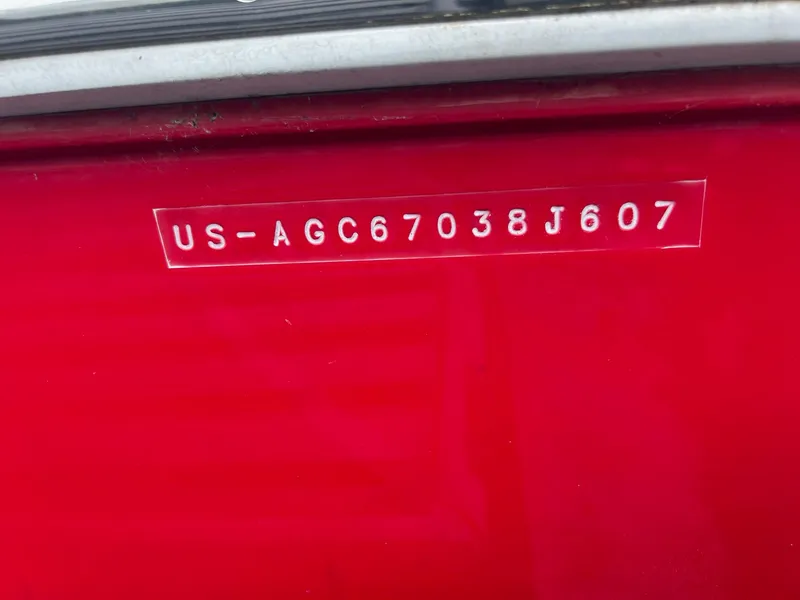 Slide: The Image of Hull identification number on a 2007 Baja Outlaw 260 boat. - 3