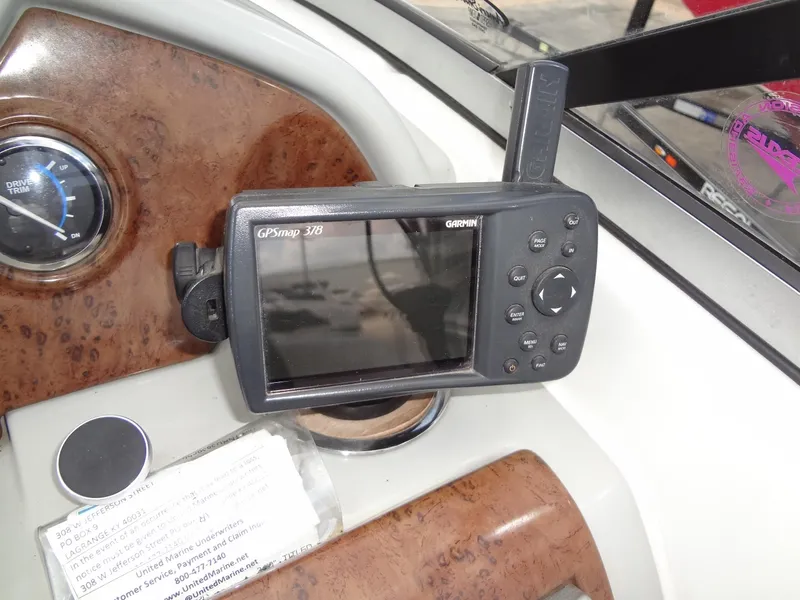 Slide: The Image of Garmin GPSmap 320 on 2007 Formula 240 BR boat dashboard. - 36