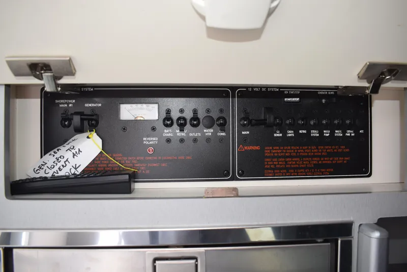 Slide: The Image of Control panel of a 2015 Formula 310 Sun Sport boat. - 10