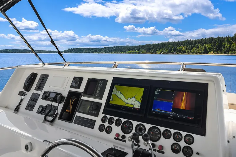 Slide: The Image of Flybridge Helm - 55