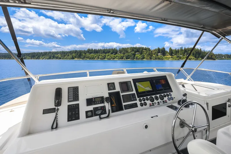 Slide: The Image of Flybridge Helm - 57