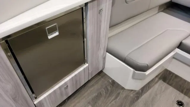 Slide: The Image of Interior of 2023 Formula 380 SSC boat with seating and storage. - 38