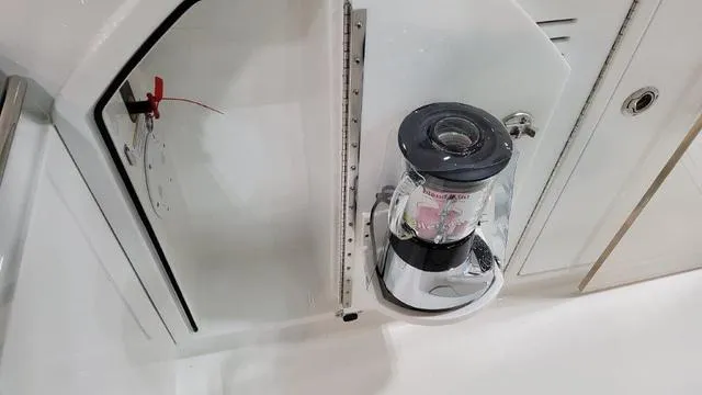 Slide: The Image of Blender setup in the galley of a 2023 Formula 380 SSC boat. - 46