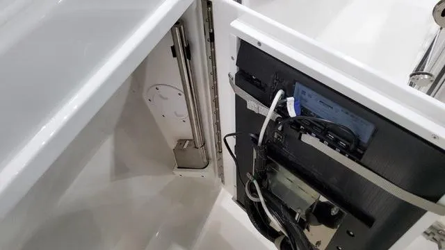 Slide: The Image of 2023 Formula 380 SSC boat interior wiring and components. - 48