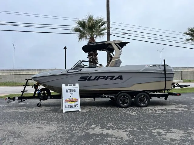 The Image of 2024 Supra SL 450 boat on trailer, offered by Sail & Ski Center. - 1