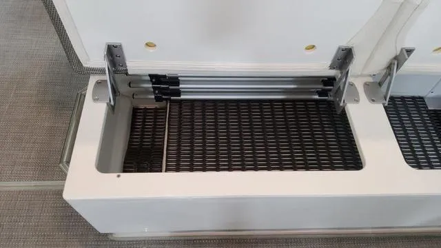 Slide: The Image of Storage compartment of 2022 Formula 380 Super Sport Crossover boat. - 47