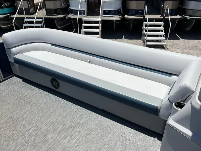 Slide: The Image of 2022 Godfrey SWEETWATER 2486 SFL pontoon boat with spacious seating area. - 11