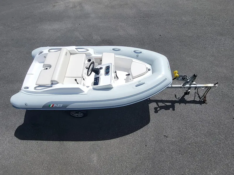 Slide: The Image of 2024 AB Inflatables ABJET 350XP on trailer, top view. - 13