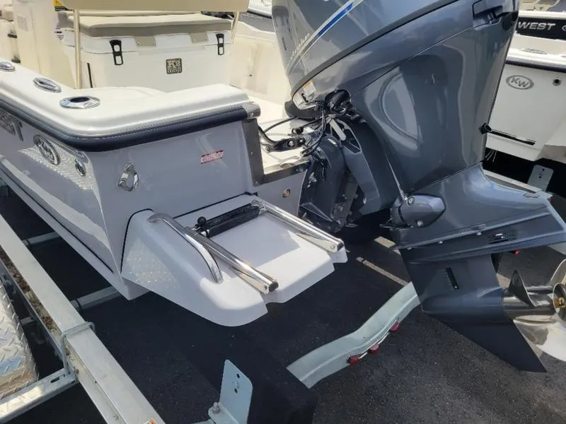 Slide: The Image of 2025 Key West 1720 CC boat with outboard motor on trailer. - 5