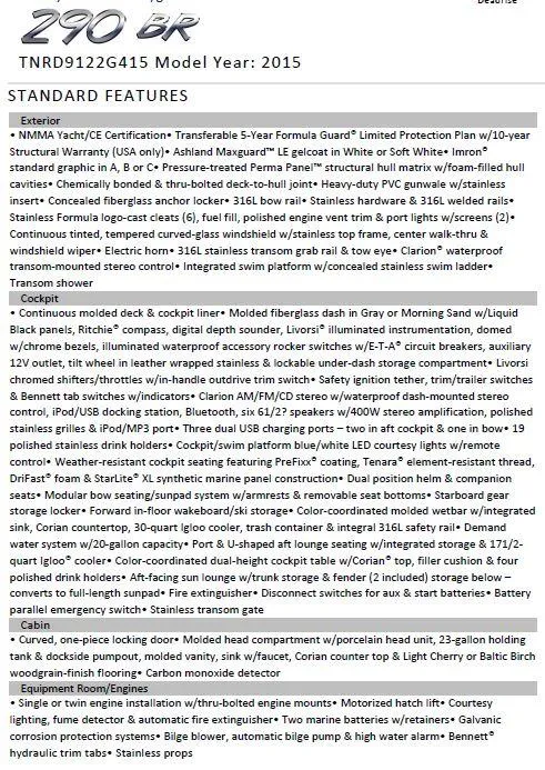 Slide: The Image of Formula Bowrider 290 2015 - 88