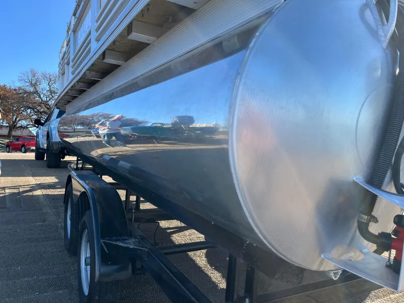 Slide: The Image of 2022 Nepallo CW18 trailer with shiny metal tank and dual axles. - 8