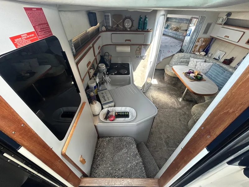 Slide: The Image of 1990 Sea Ray 350 Sundancer Galley  - 22