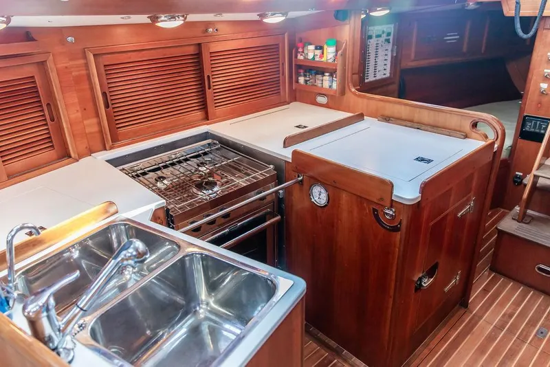 Slide: The Image of Galley Looking Aft - 30