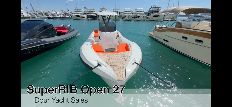 Slide: The Image of SuperRIB Open 27 boat at Dour Yacht Sales, 2025 model. - 16
