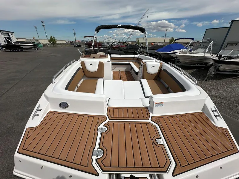Slide: The Image of 2024 Starcraft SVX 211 OB boat with spacious seating and modern design. - 4