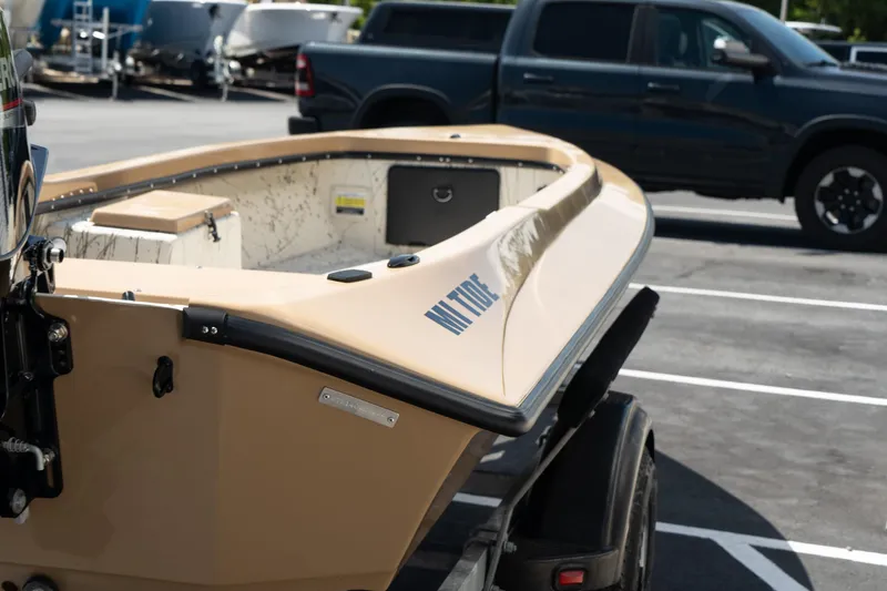 Slide: The Image of 2024 Mi Tide V1408 boat on trailer in parking lot - 5