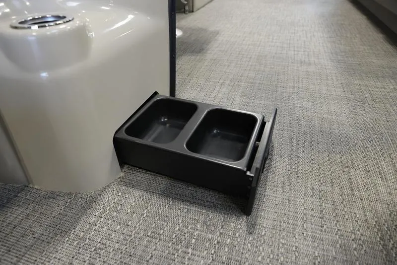 Slide: The Image of 2024 Barletta Aria A22CC retractable pet food and water bowls. - 15