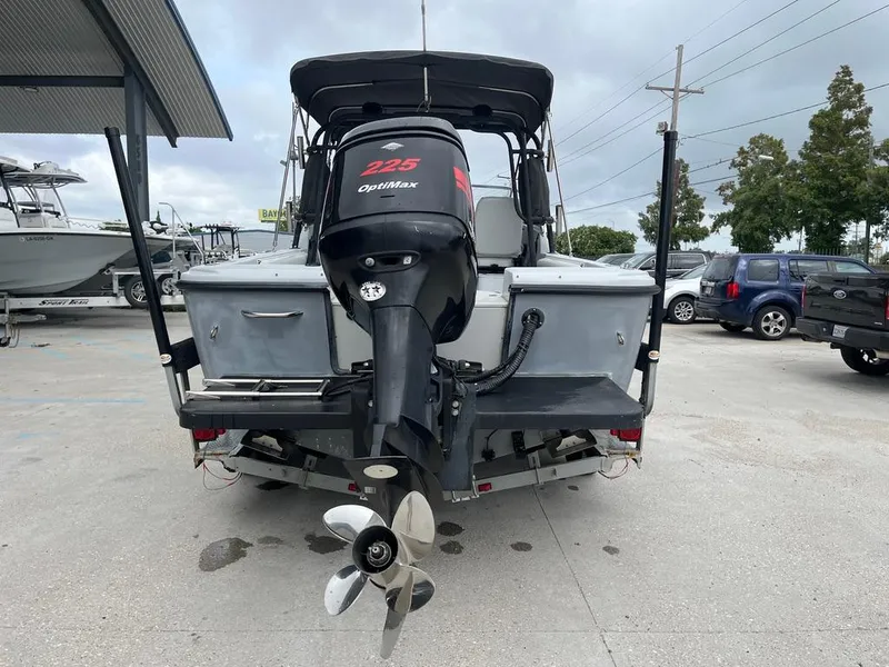 Slide: The Image of 2004 Pro-Line 2200 Dual Console boat with 225 OptiMax outboard motor. - 3