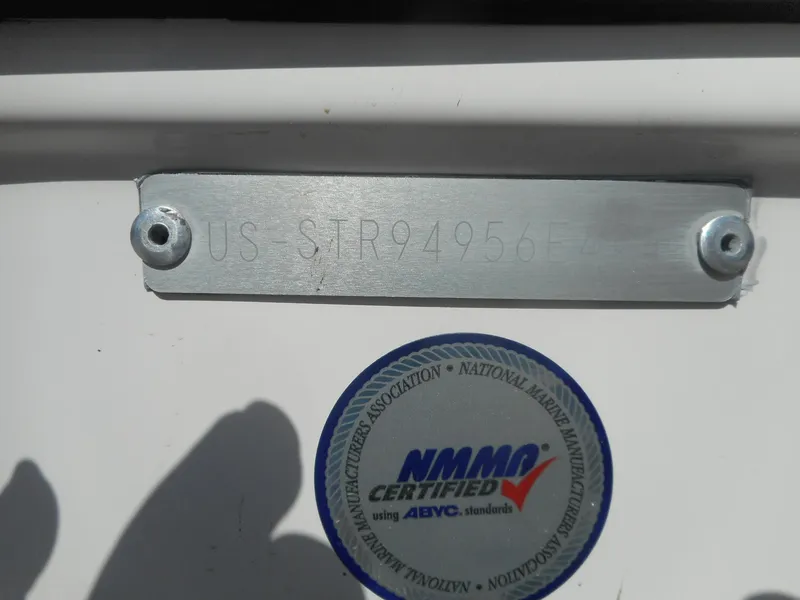 Slide: The Image of 2024 Starcraft SVX 210 OB DC boat with NMMA certification plate - 15