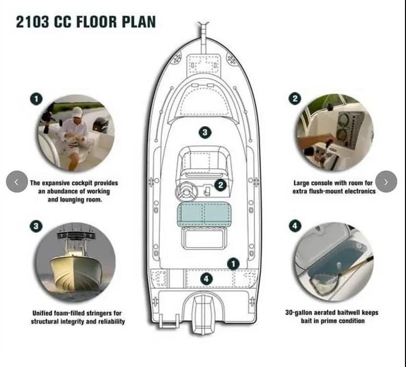 Slide: The Image of 2008 Trophy 2103 for sale in Ashland, MA - 48