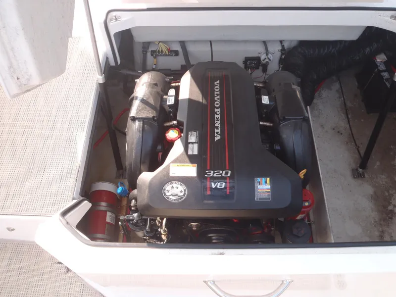 Slide: The Image of Volvo Penta 320 V8 engine in 2013 Cobalt 26SD boat. - 7