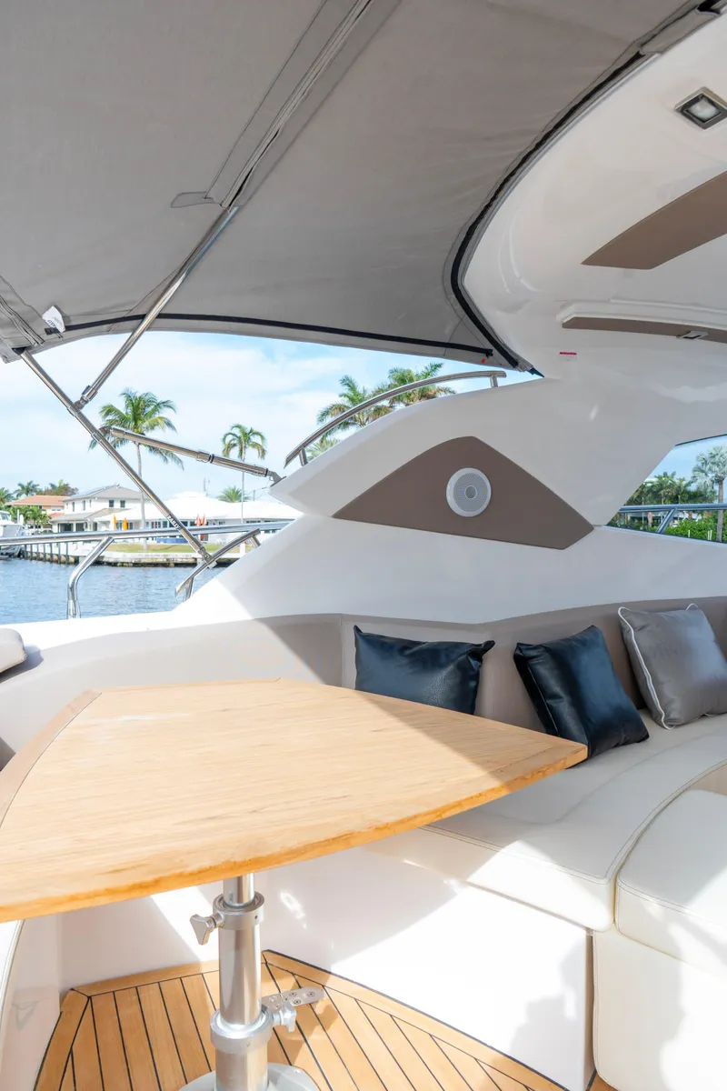 Slide: The Image of Modern bathroom sink on 2024 Sessa Marine C44 Cruiser yacht. - 17