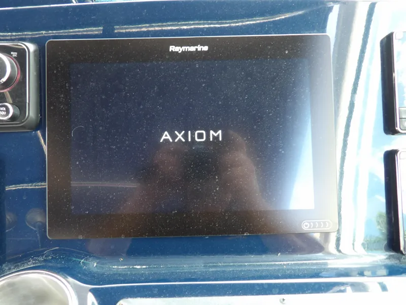 Slide: The Image of Raymarine Axiom display on 2012 Tiara Yachts 3100 Coronet dashboard. - 30