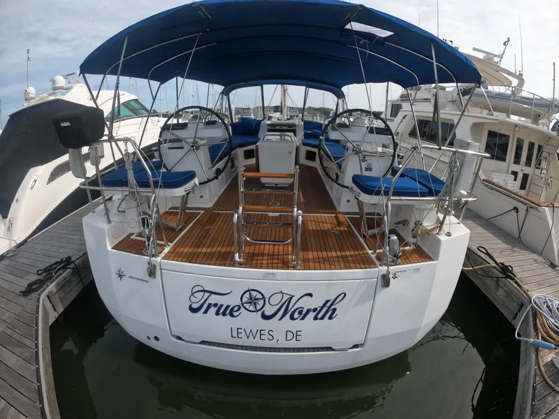 Slide: The Image of 2017 Jeanneau 54 sailboat True North docked in Lewes, DE. - 9