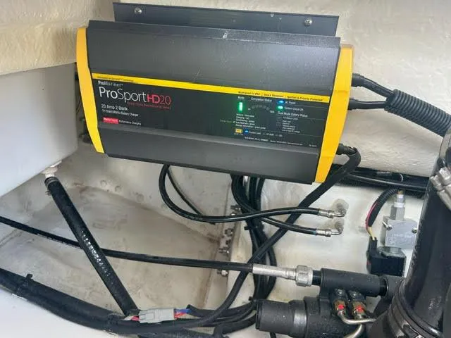 Slide: The Image of 2022 Cobalt A29 ProSportHD20 battery charger in engine compartment. - 25