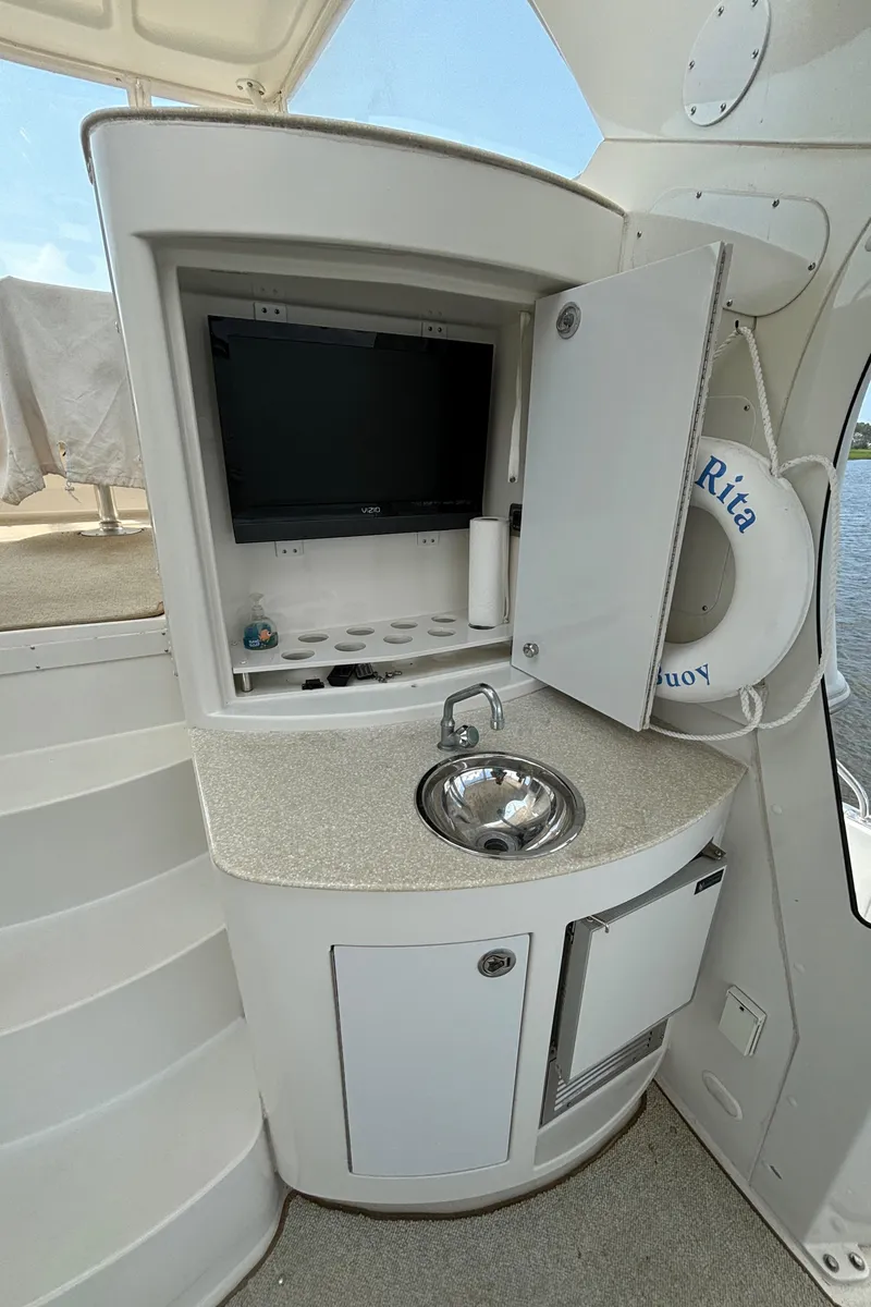 Slide: The Image of Flatscreen TV on aft deck - 7