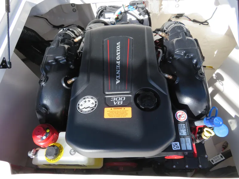 Slide: The Image of 2024 Chaparral 23 Surf boat engine, Volvo Penta 300 V8. - 10