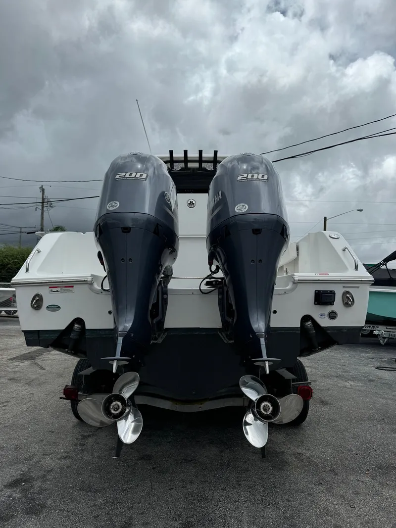 Slide: The Image of 2019 Sea Hunt Gamefish 27 Forward Seating with twin 200 HP engines. - 4