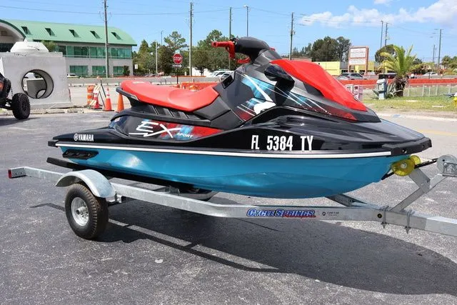 Slide: The Image of Yamaha EX SPORT-BLACK/CYAN 2024 - 8