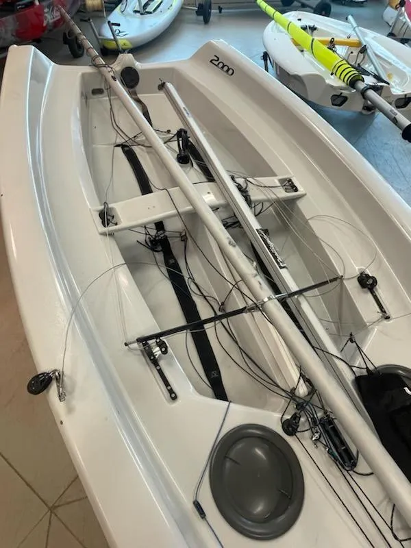 Slide: The Image of 2013 Dinghy LDC 2000 sailboat with rigging and equipment. - 4