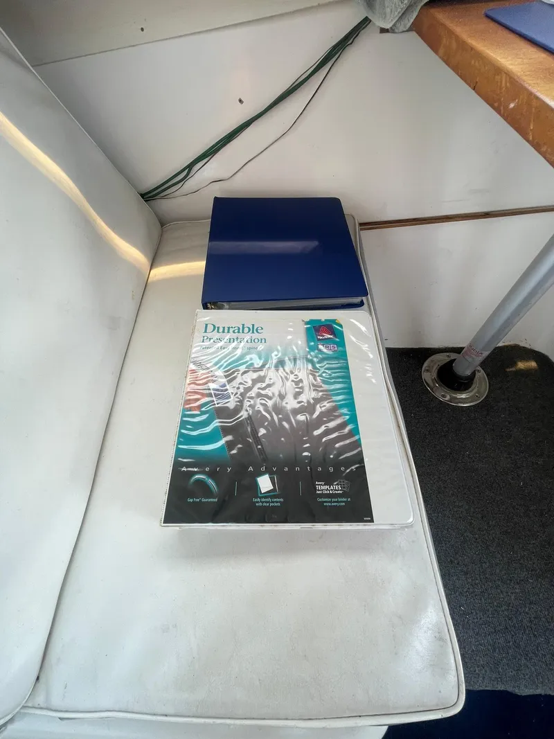 Slide: The Image of INFORMATION BINDERS WITH ALL OWNERS MANUALS, ENGINE AND BOAT INFO - 32